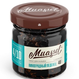 Табак для кальяна Muassel 4/10 Grape Bonbon Виноградный леденец, 40 гр