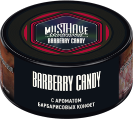 Табак для кальяна Must Have Barberry Candy, 25 гр