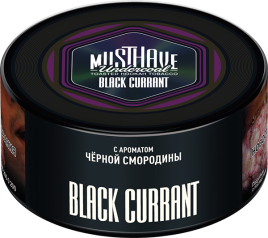 Табак для кальяна Must Have Black Currant, 125 гр
