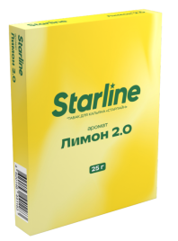 Табак для кальяна STARLINE Лимон 2.0, 25 гр
