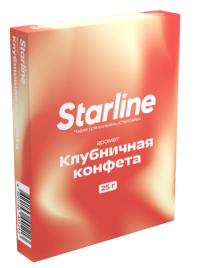 Табак для кальяна STARLINE Клубничная конфета, 25 гр