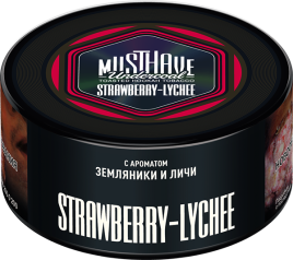 Табак для кальяна Must Have Strawberry Lychee, 125 гр