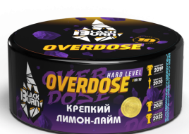 Табак для кальяна BlackBurn OVERDOSE, 100 гр