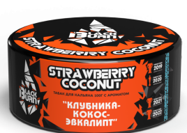 Табак для кальяна BlackBurn STRAWBERRY COCONUT, 100 гр
