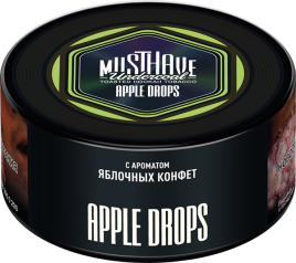 Табак для кальяна Must Have Apple Drops, 125 гр
