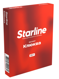 Табак для кальяна STARLINE Клюква, 25 гр