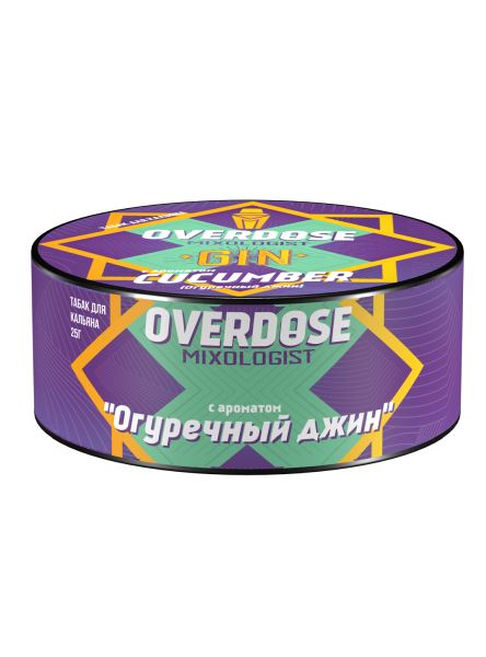 Табак для кальяна Overdose Gin Cucumber, 25 гр фото 1