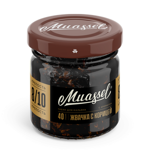 Табак для кальяна Muassel Extra Strong 8/10 Cinnamon Gum Жвачка с корицей, 40 гр фото 1