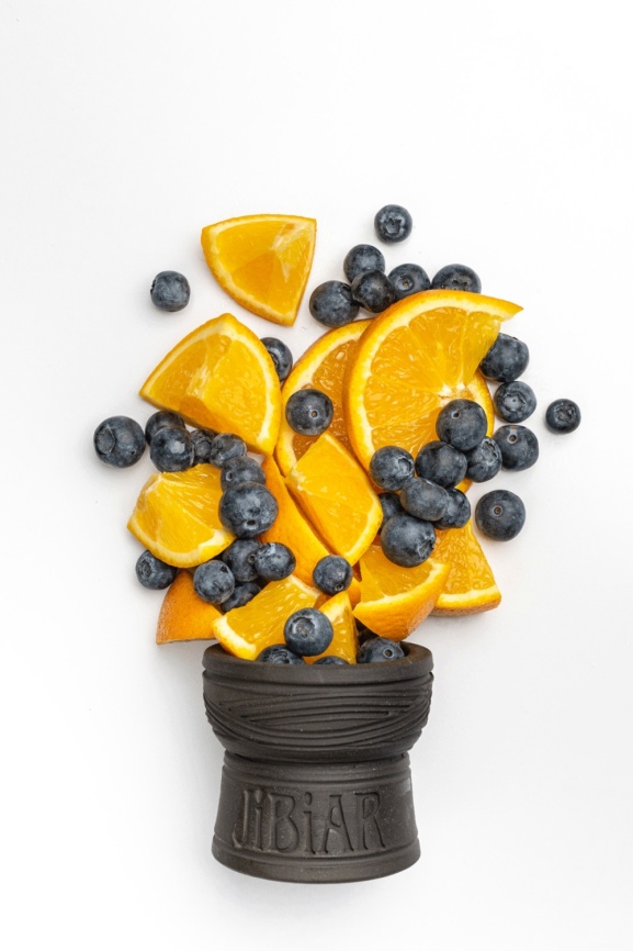 Табак д/кальяна JIBIAR вкус BLUE ORANGE (Апельсин, Голубика), 50 гр фото 1