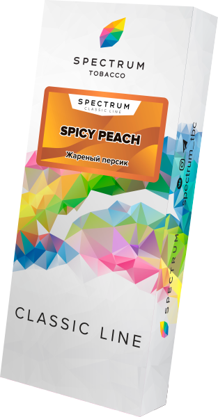 Табак для кальяна Spectrum Classic Spicy Peach, 100 гр фото 1
