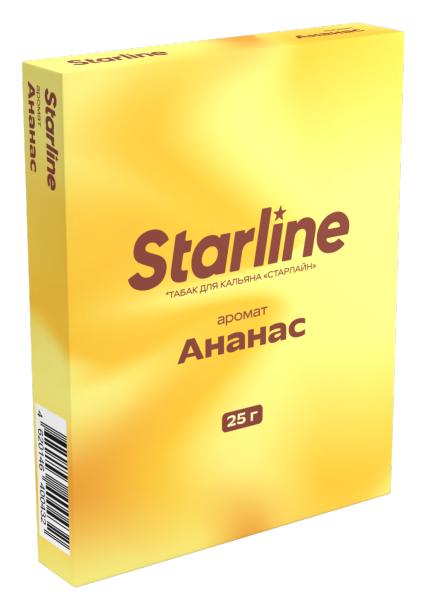 Табак для кальяна STARLINE Ананас, 25 гр фото 1
