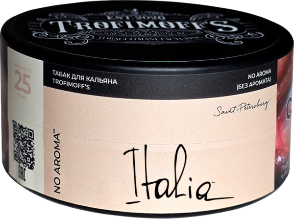 Табак для кальяна Trofimoff’s No Aroma Italia (Burley), 25 гр фото 1