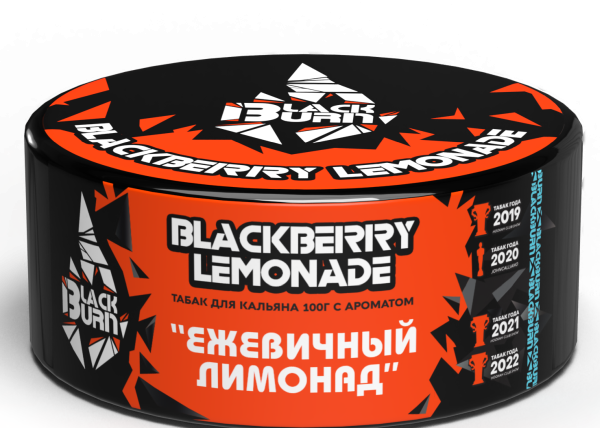 Табак для кальяна BlackBurn BLACKBERRY LEMONADE, 100 гр фото 1
