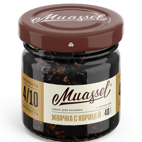 Табак для кальяна Muassel 4/10 Cinnamon Gum Жвачка с корицей, 40 гр фото 1