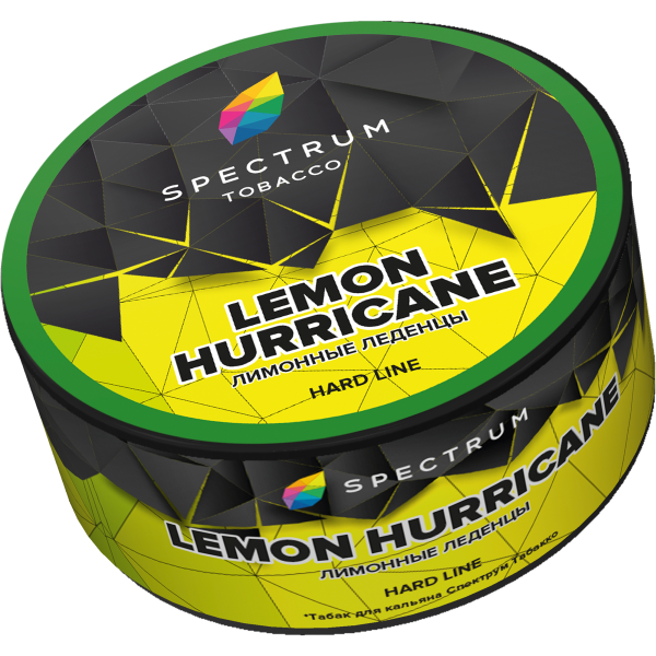 Табак для кальяна Spectrum Hard Lemon Hurricane, 100 гр фото 1