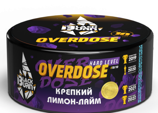 Табак для кальяна BlackBurn OVERDOSE, 100 гр фото 1