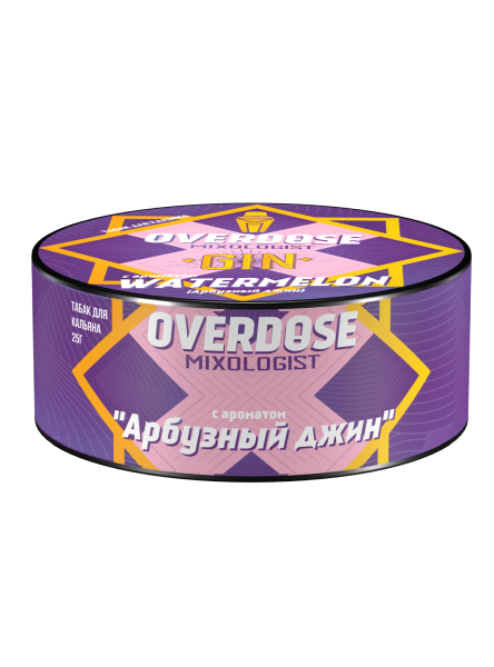 Табак для кальяна Overdose Gin Watermelon, 25 гр фото 1