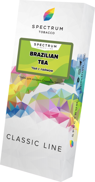 Табак для кальяна Spectrum Classic Brazilian Tea, 100 гр фото 1