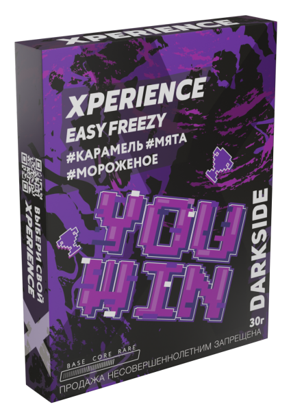 Табак для кальяна Darkside Xperience EASY FREEZY, 30 гр фото 1