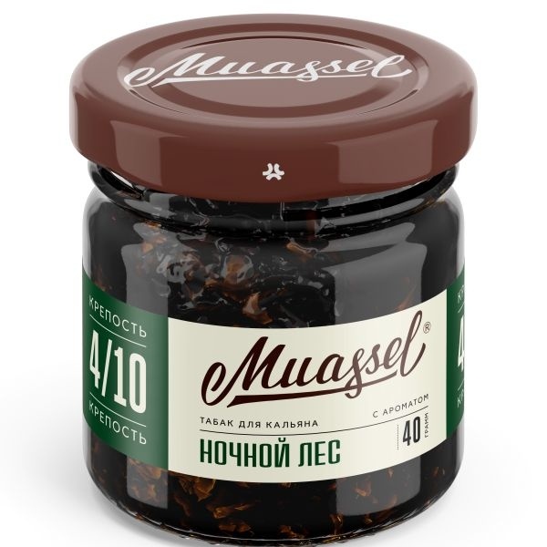 Табак для кальяна Muassel 4/10 Night Forest  Ночной лес, 40 гр фото 1