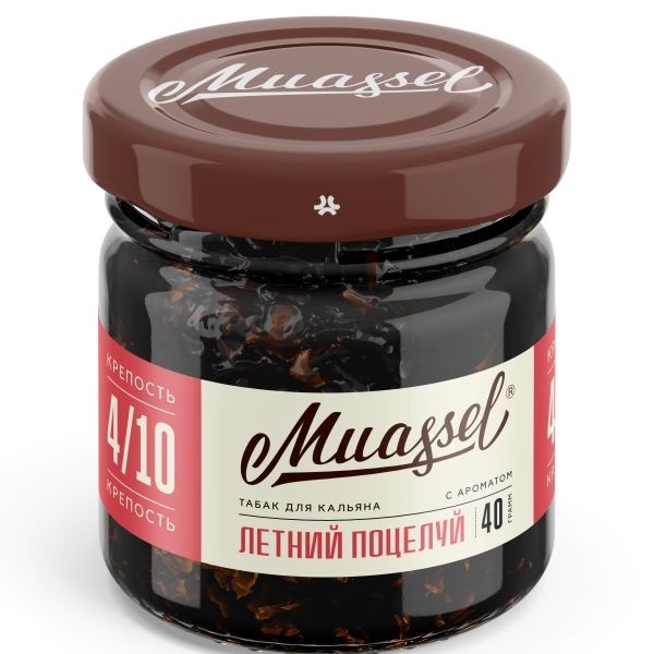Табак для кальяна Muassel 4/10 Summer Kiss Летний поцелуй, 40 гр фото 1