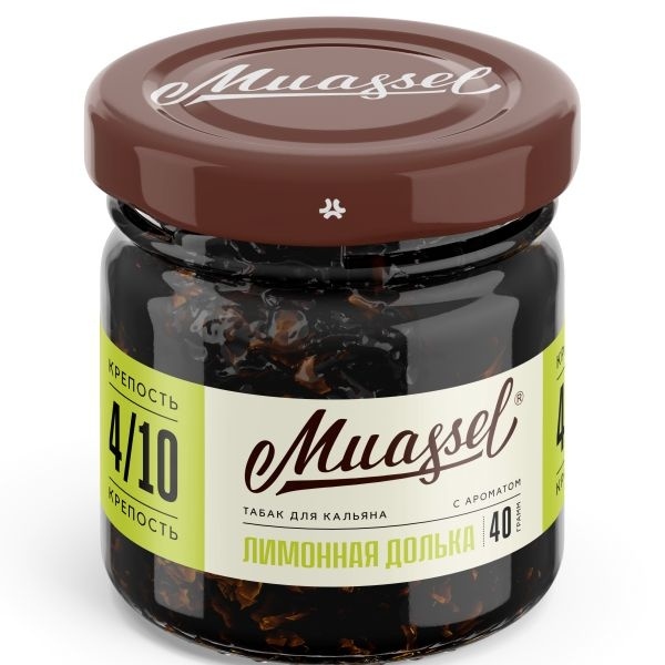 Табак для кальяна Muassel 4/10 Lemon Slice Лимонная долька, 40 гр фото 1