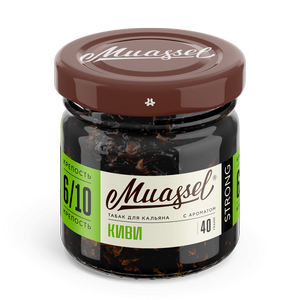 Табак для кальяна Muassel Strong 6/10 Kiwi Киви, 40 гр фото 1